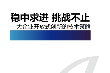 大企业开放式立异的技能战略